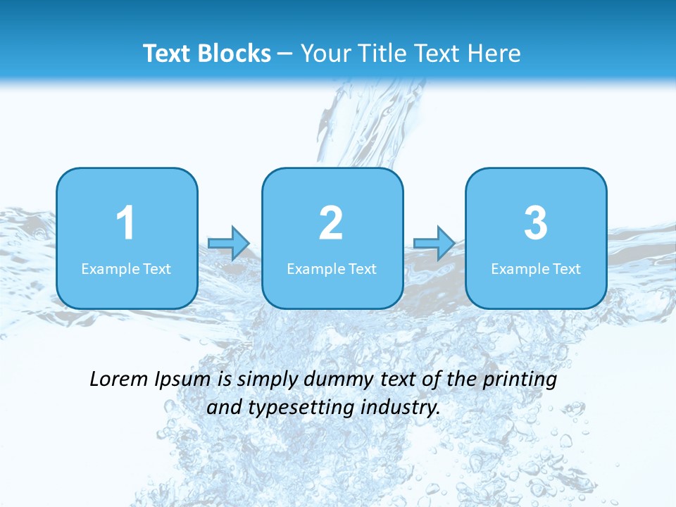 Close Up Mineral Wet PowerPoint Template