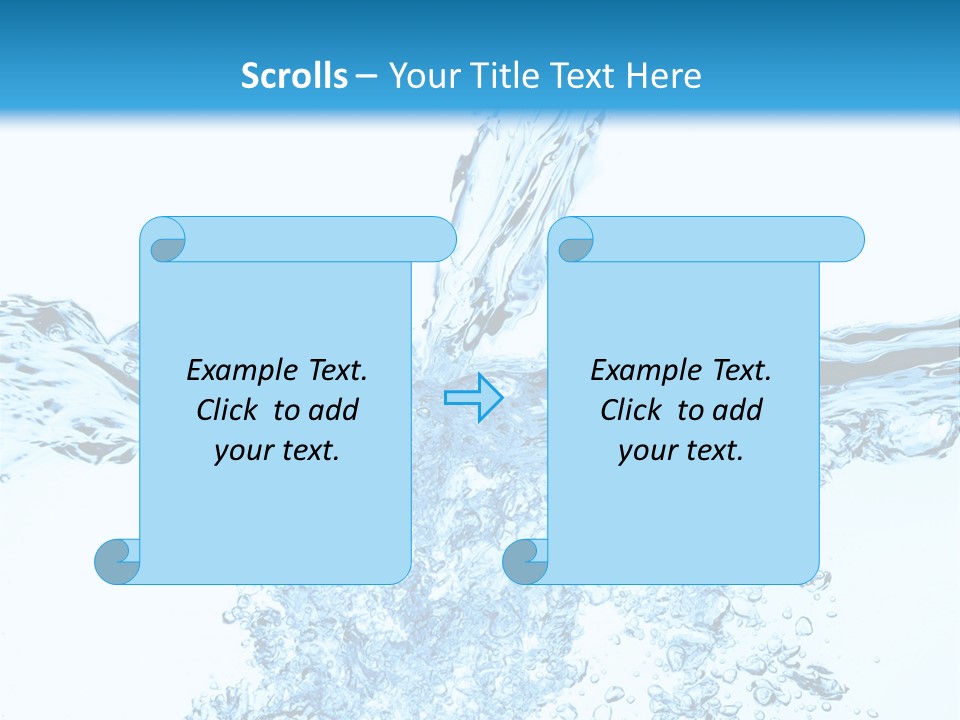 Close Up Mineral Wet PowerPoint Template