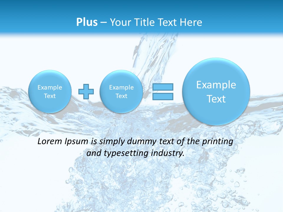 Close Up Mineral Wet PowerPoint Template