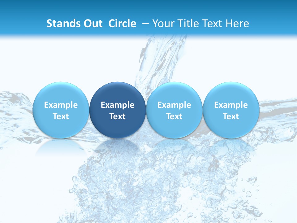 Close Up Mineral Wet PowerPoint Template