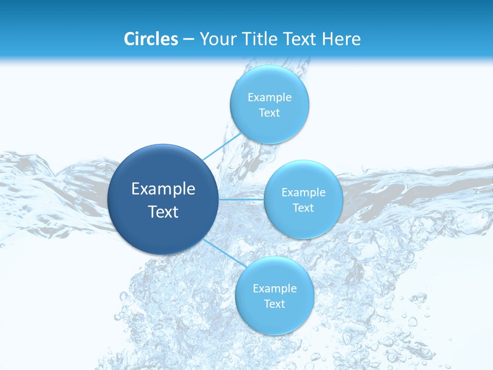 Close Up Mineral Wet PowerPoint Template