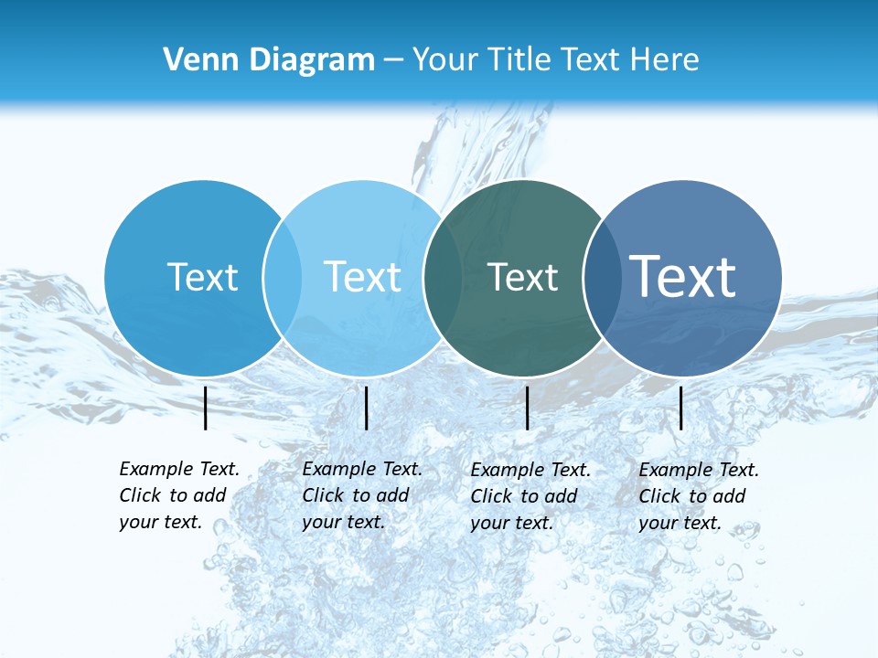 Close Up Mineral Wet PowerPoint Template
