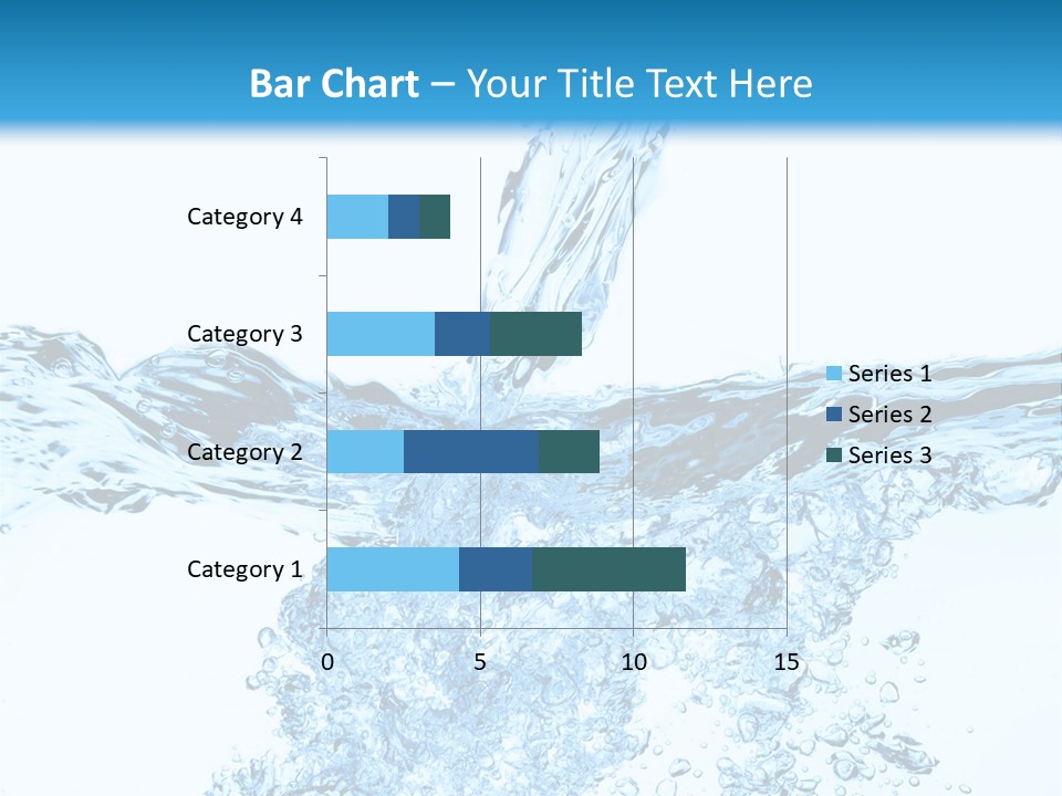 Close Up Mineral Wet PowerPoint Template