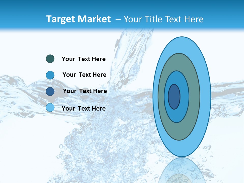 Close Up Mineral Wet PowerPoint Template