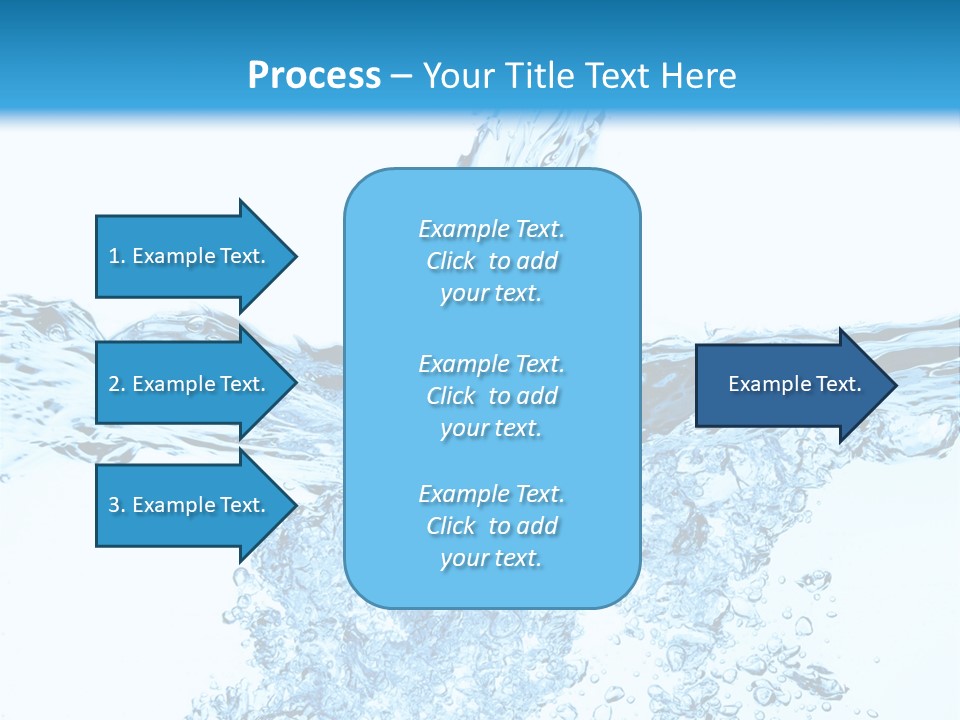 Close Up Mineral Wet PowerPoint Template