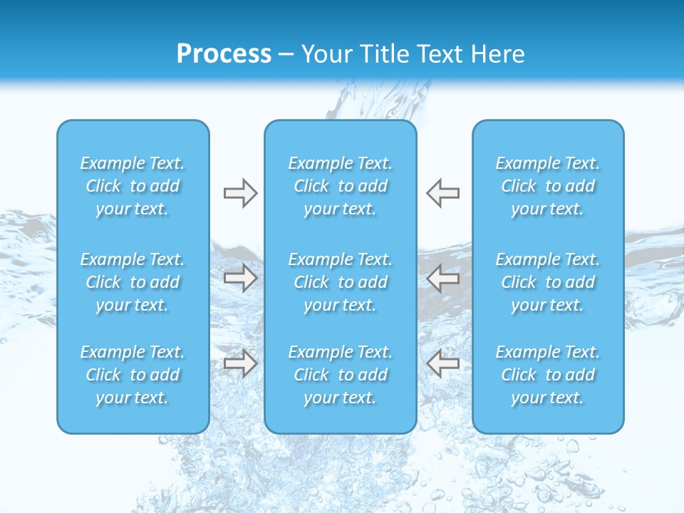 Close Up Mineral Wet PowerPoint Template