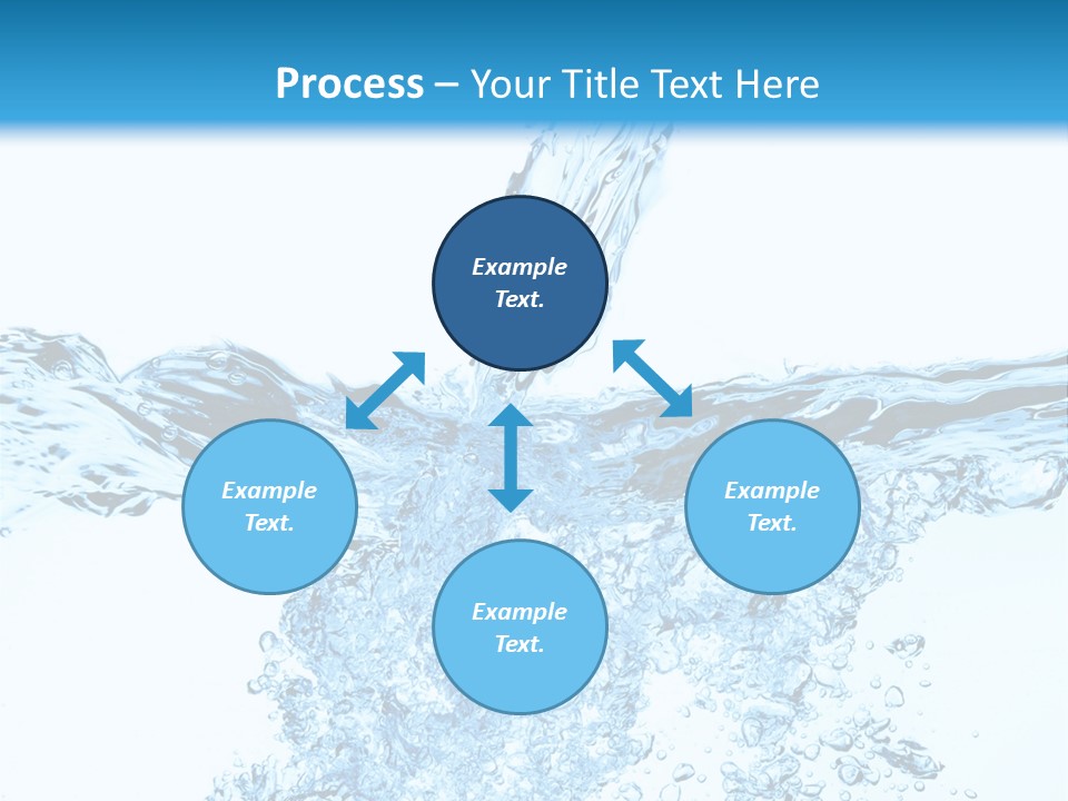 Close Up Mineral Wet PowerPoint Template