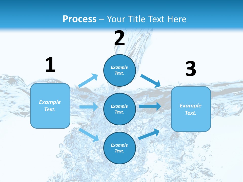 Close Up Mineral Wet PowerPoint Template