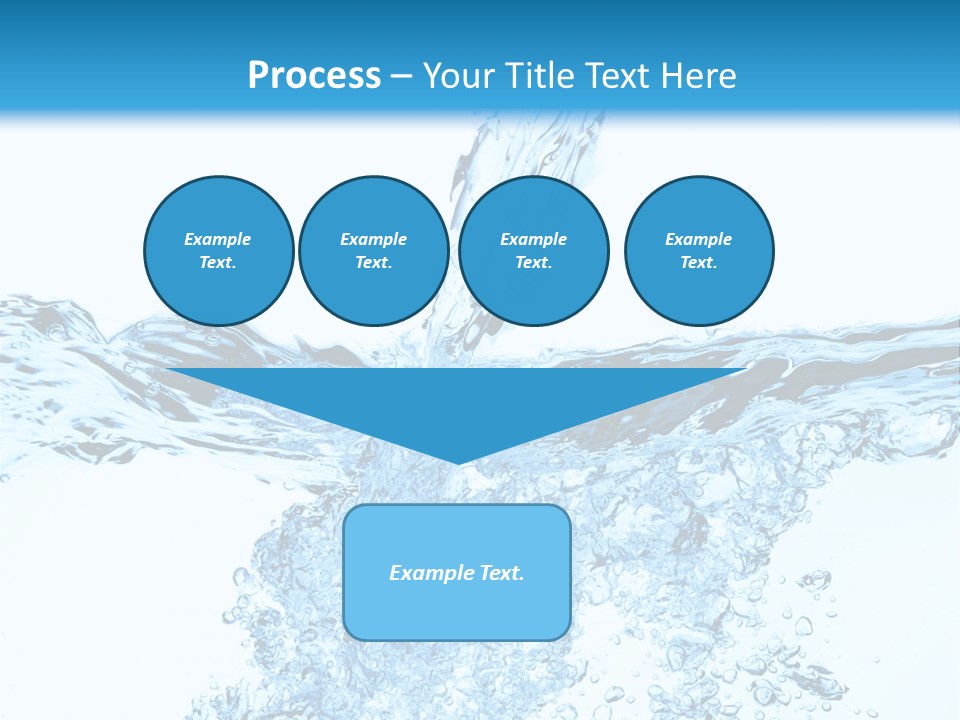 Close Up Mineral Wet PowerPoint Template