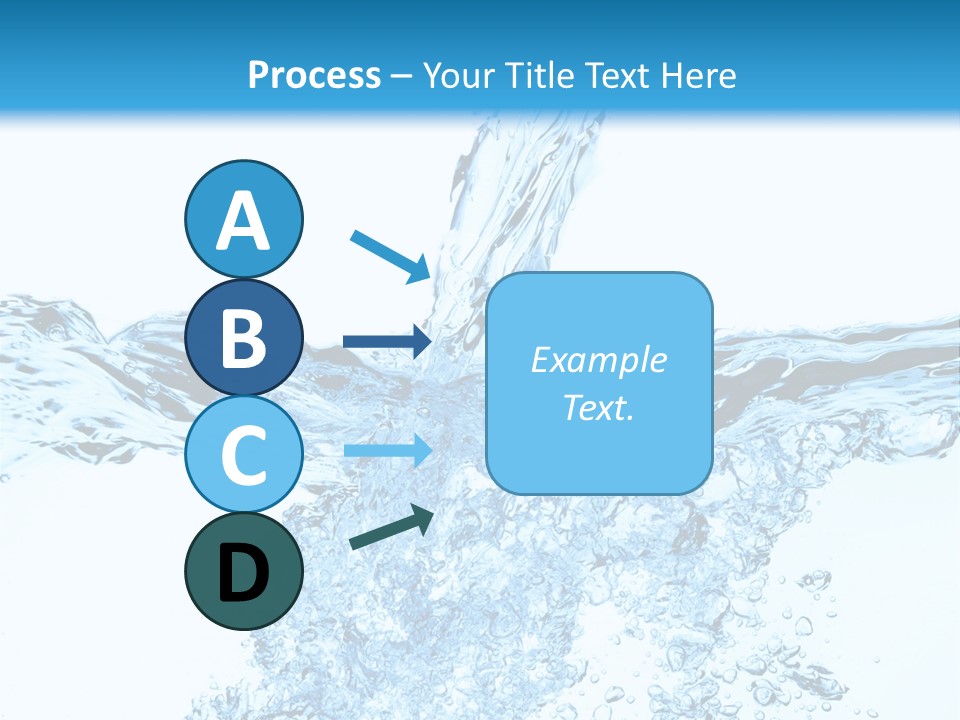 Close Up Mineral Wet PowerPoint Template