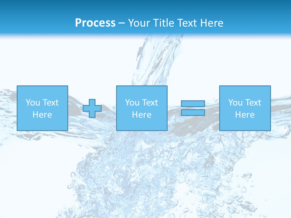 Close Up Mineral Wet PowerPoint Template