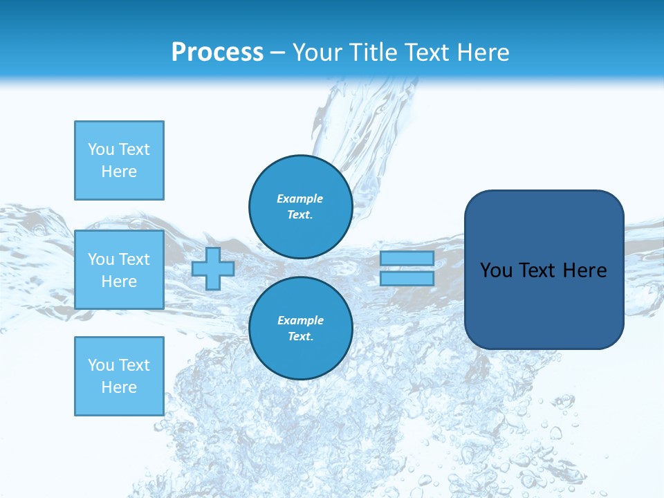 Close Up Mineral Wet PowerPoint Template