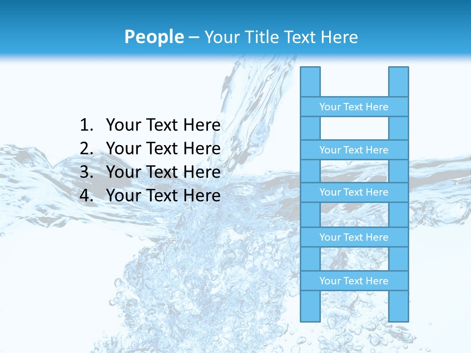 Close Up Mineral Wet PowerPoint Template