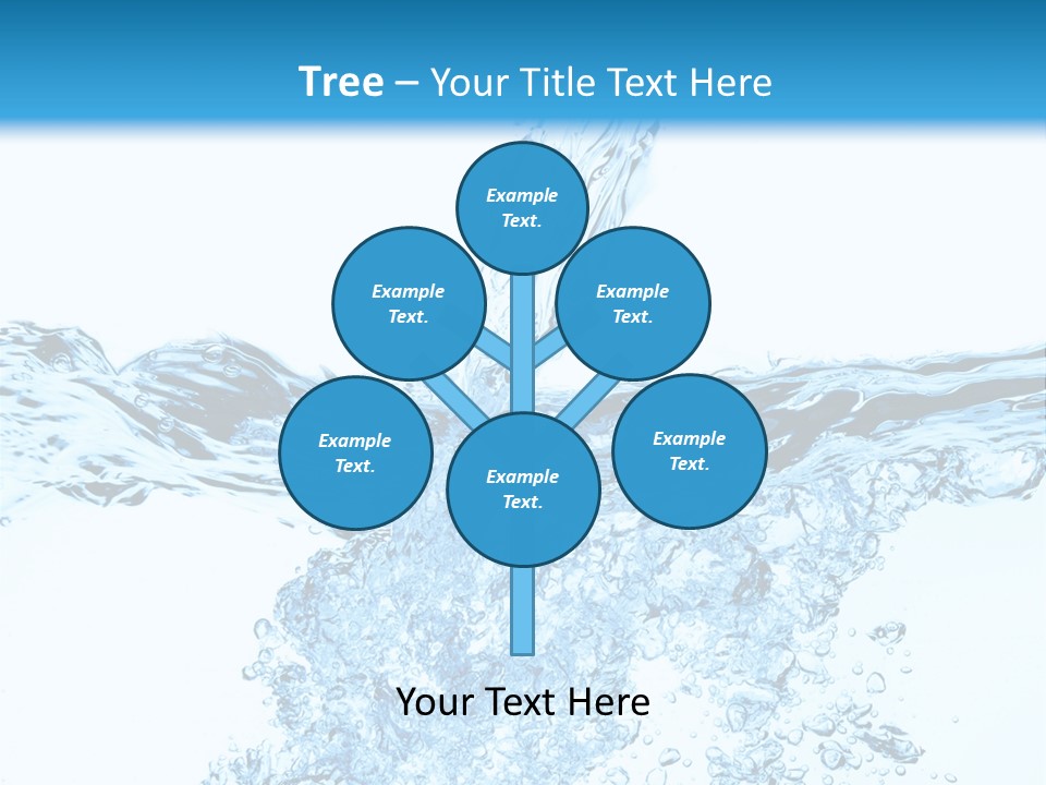 Close Up Mineral Wet PowerPoint Template