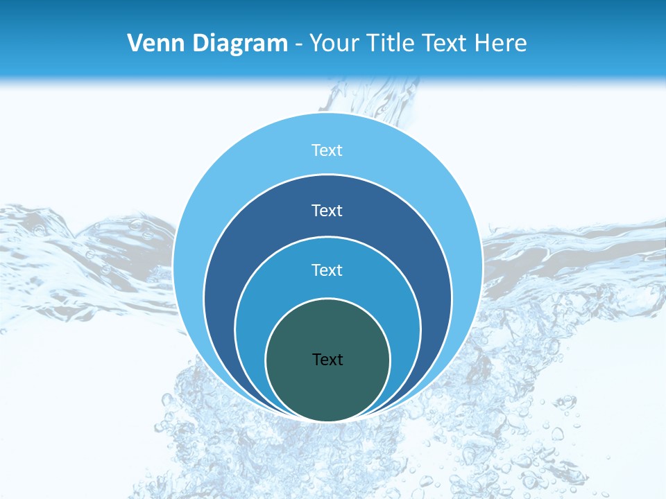 Close Up Mineral Wet PowerPoint Template