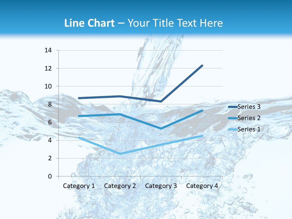 Close Up Mineral Wet PowerPoint Template