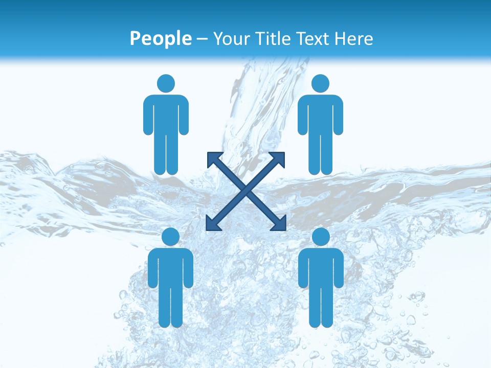 Close Up Mineral Wet PowerPoint Template