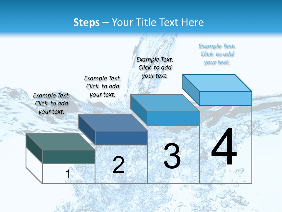 Close Up Mineral Wet PowerPoint Template