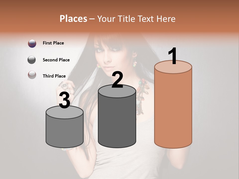 Accessories Face Cute PowerPoint Template