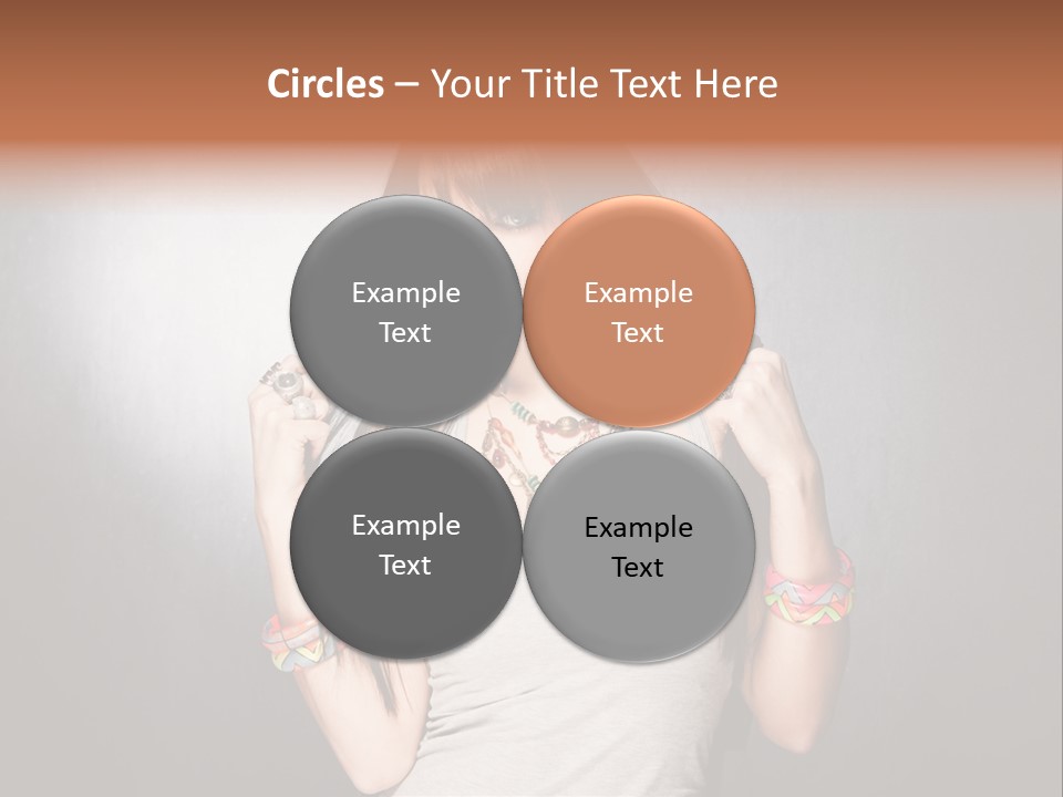 Accessories Face Cute PowerPoint Template