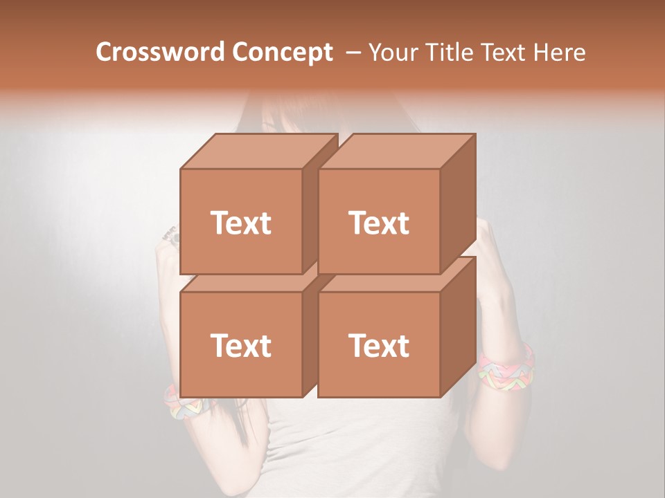 Accessories Face Cute PowerPoint Template