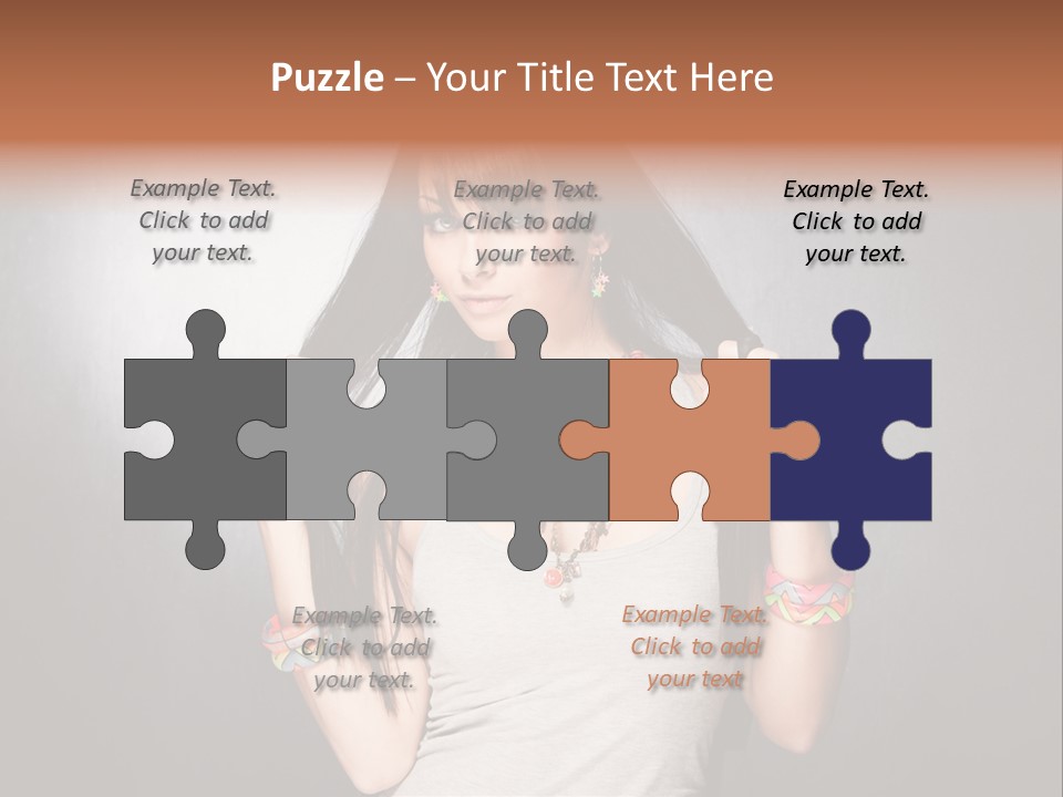 Accessories Face Cute PowerPoint Template