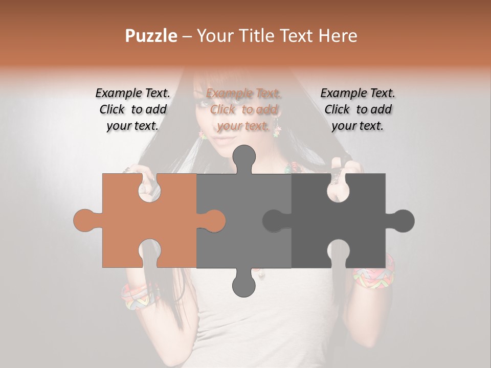 Accessories Face Cute PowerPoint Template