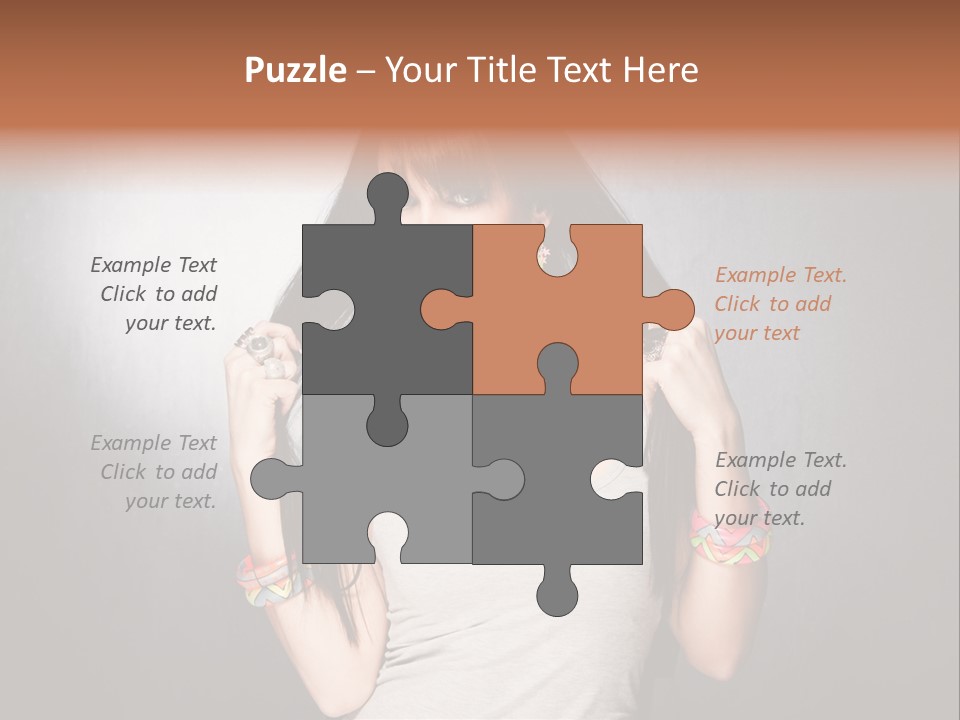 Accessories Face Cute PowerPoint Template