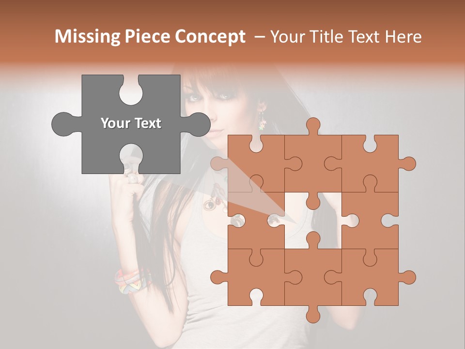 Accessories Face Cute PowerPoint Template