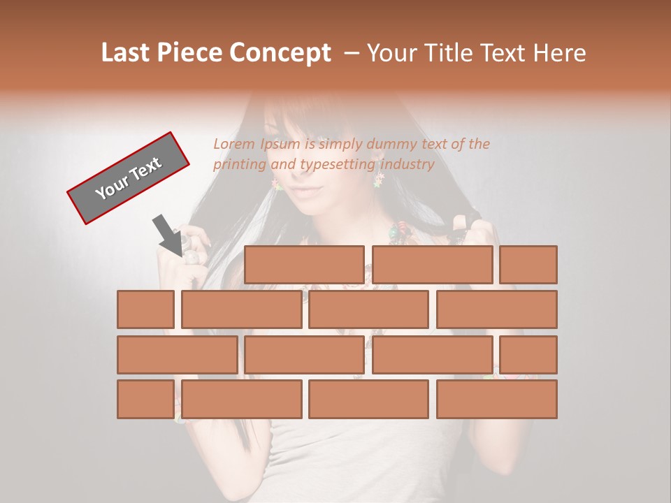 Accessories Face Cute PowerPoint Template