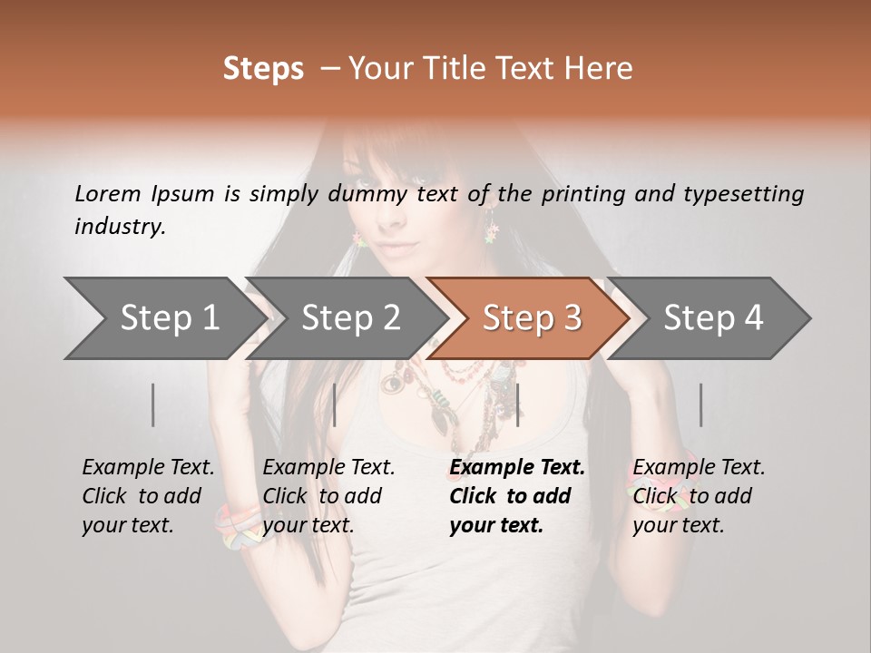 Accessories Face Cute PowerPoint Template