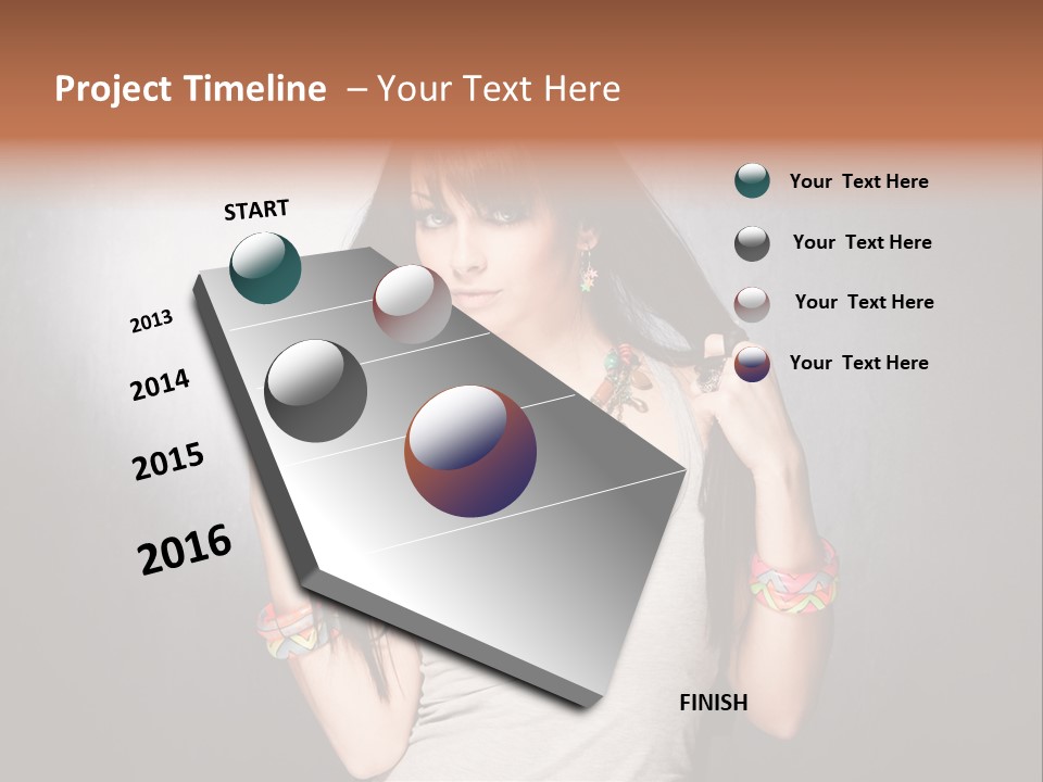 Accessories Face Cute PowerPoint Template
