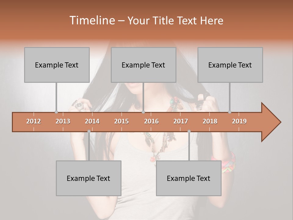 Accessories Face Cute PowerPoint Template