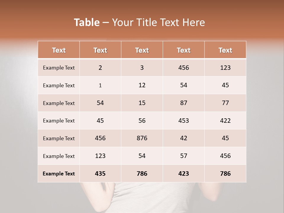 Accessories Face Cute PowerPoint Template