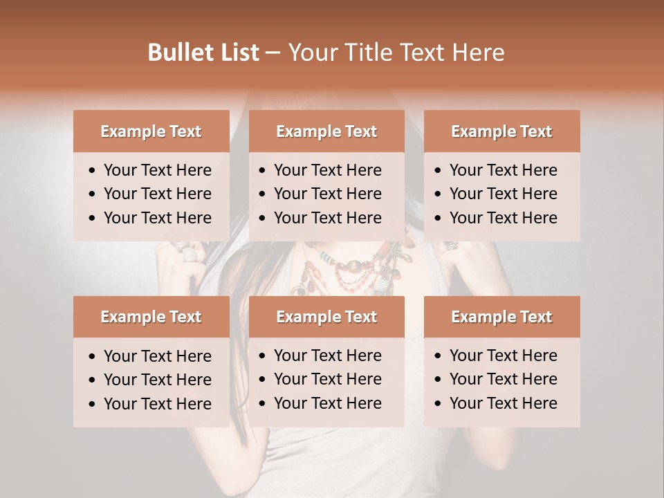 Accessories Face Cute PowerPoint Template