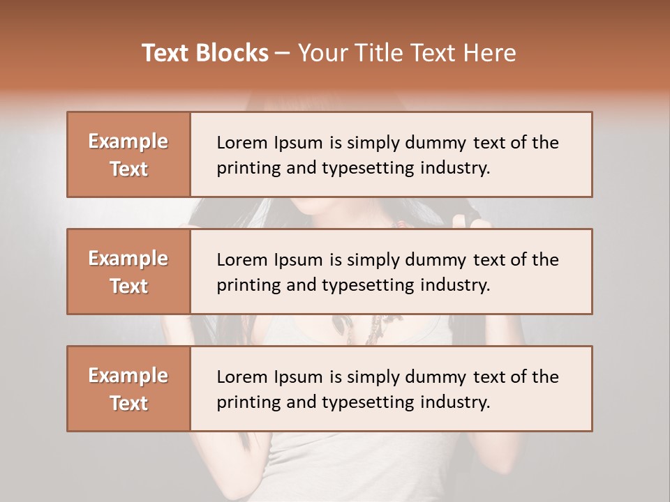 Accessories Face Cute PowerPoint Template