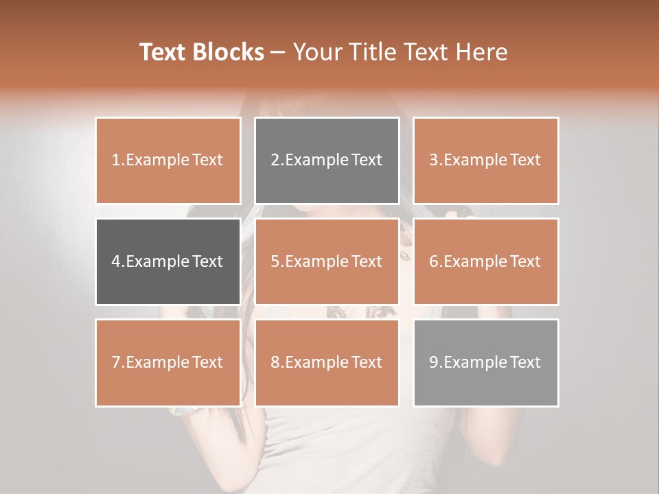 Accessories Face Cute PowerPoint Template