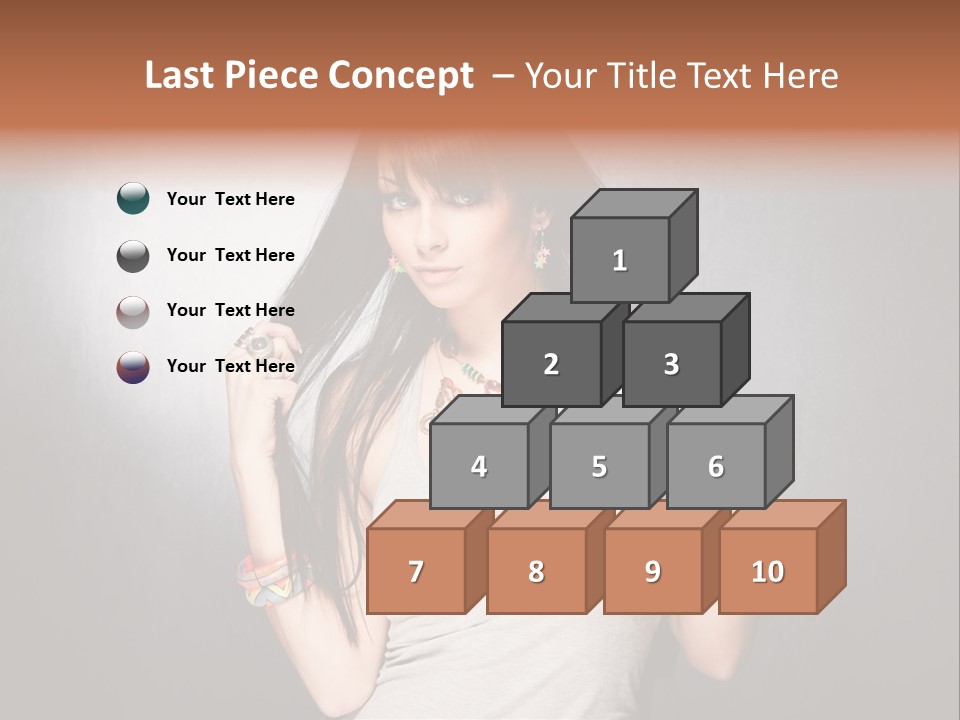 Accessories Face Cute PowerPoint Template