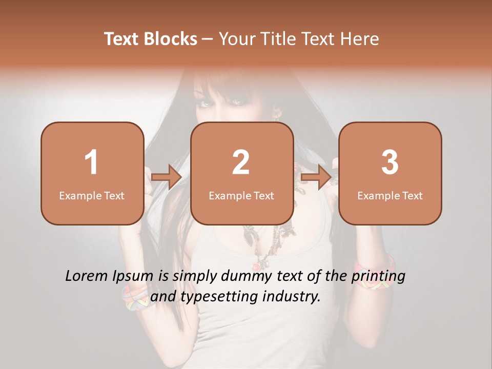 Accessories Face Cute PowerPoint Template