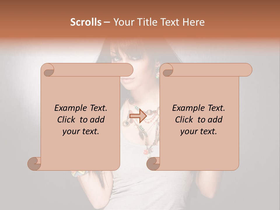 Accessories Face Cute PowerPoint Template