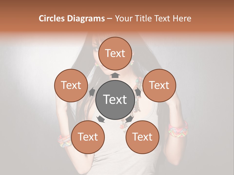 Accessories Face Cute PowerPoint Template