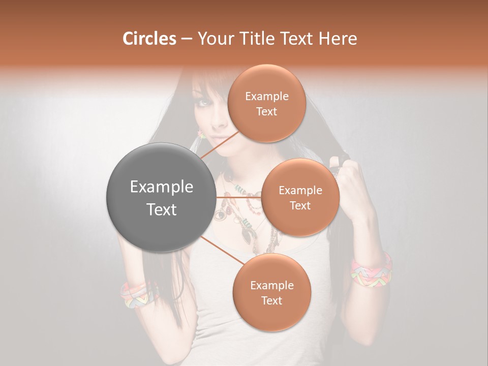 Accessories Face Cute PowerPoint Template