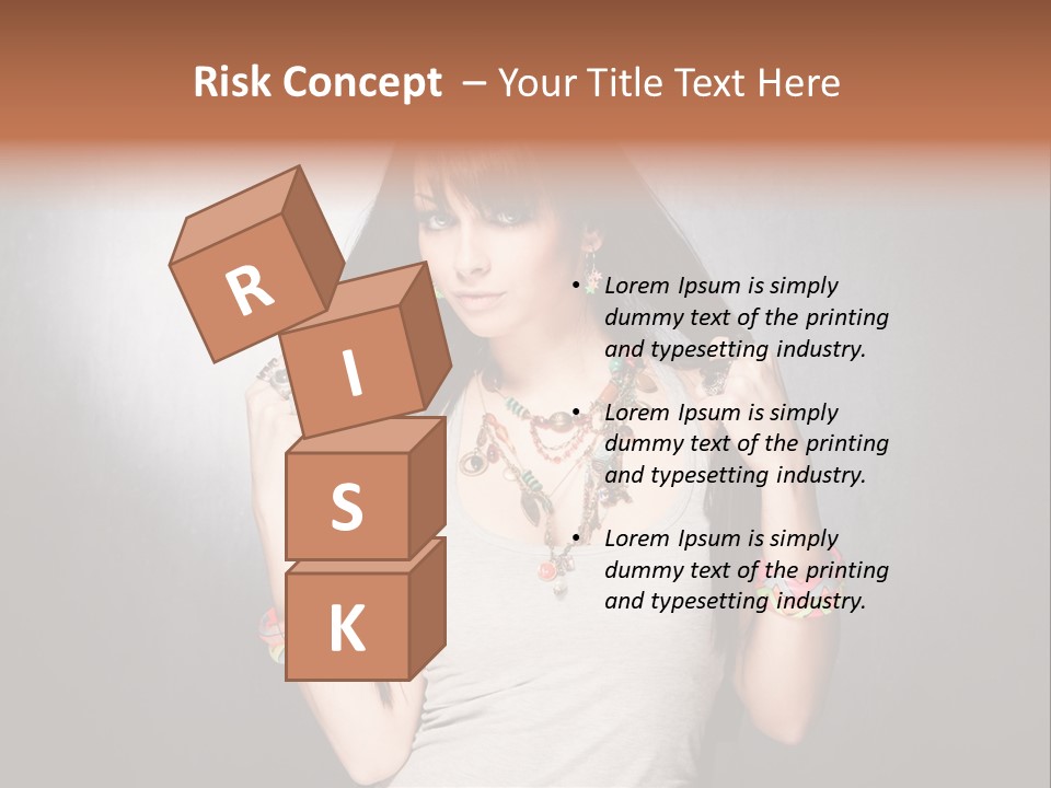 Accessories Face Cute PowerPoint Template