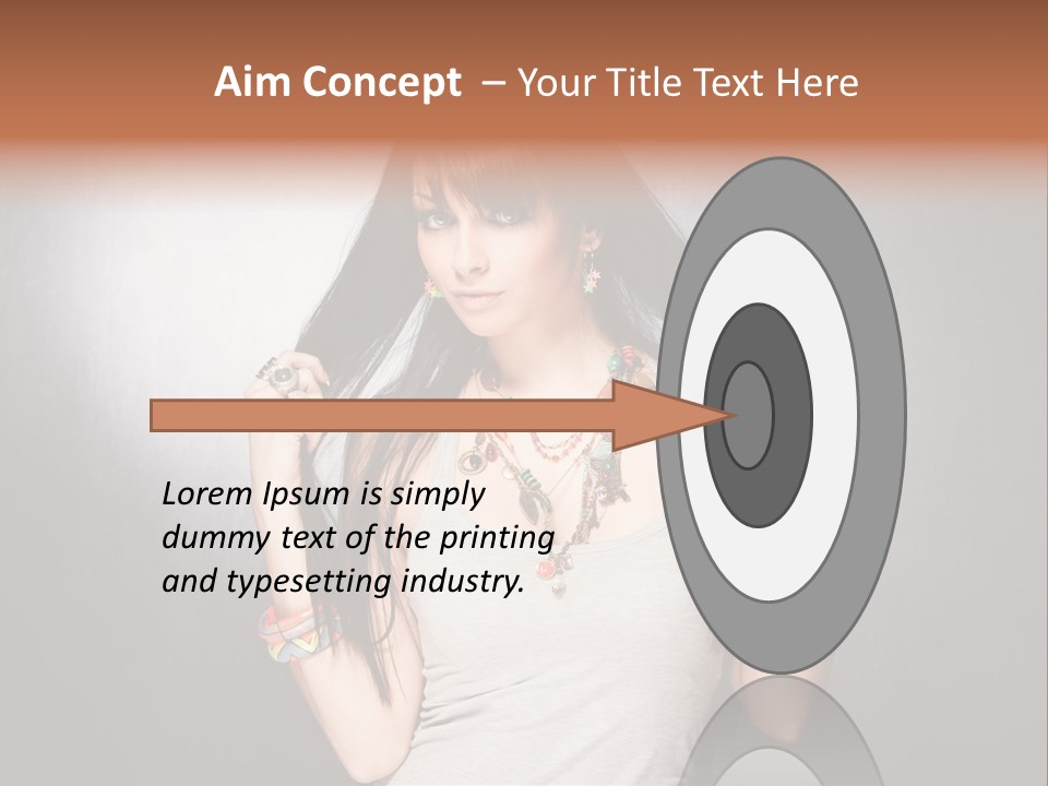 Accessories Face Cute PowerPoint Template