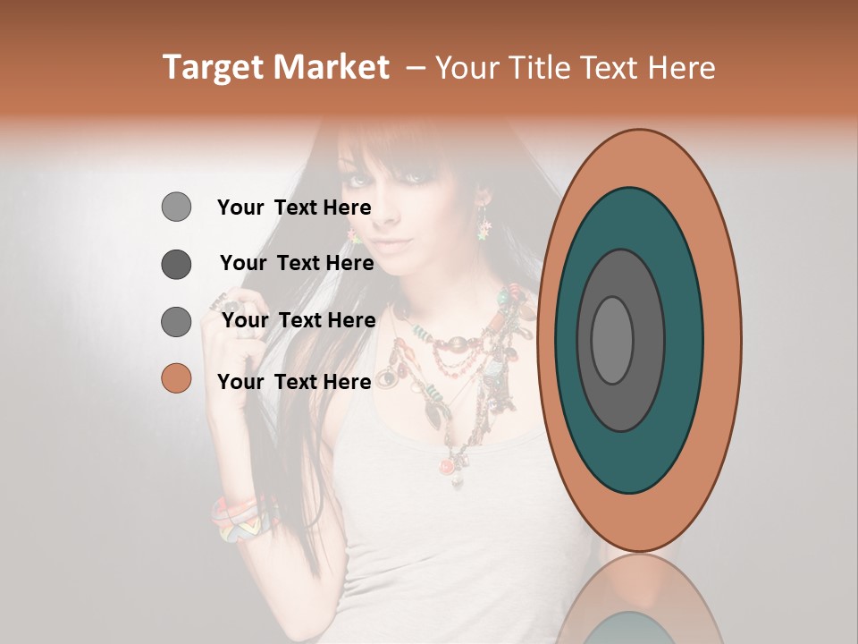 Accessories Face Cute PowerPoint Template