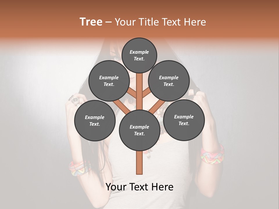 Accessories Face Cute PowerPoint Template