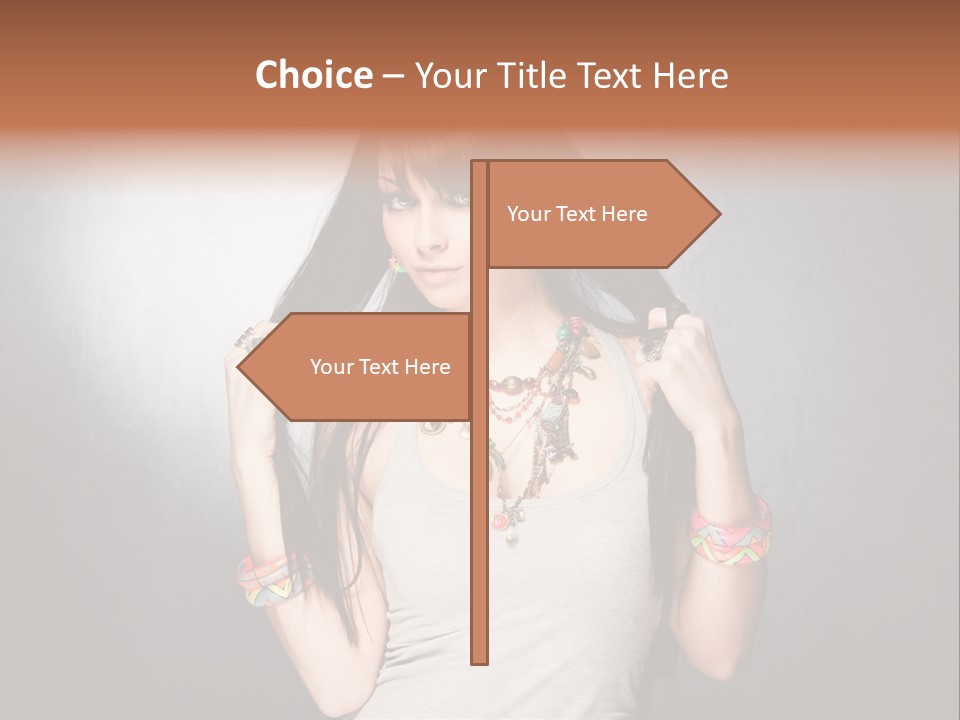 Accessories Face Cute PowerPoint Template