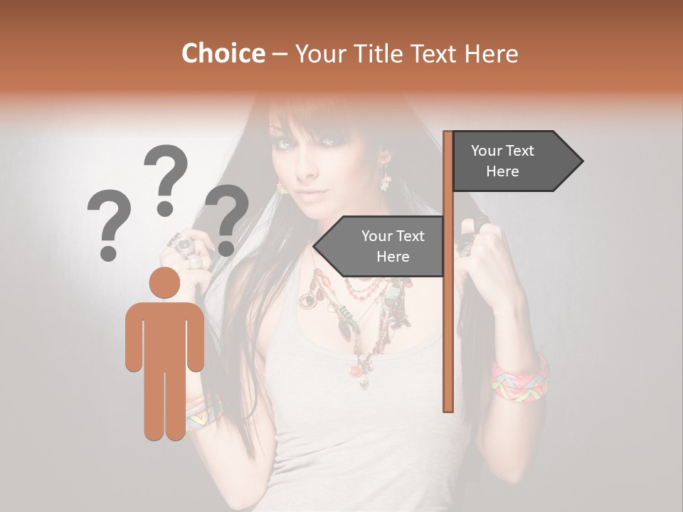 Accessories Face Cute PowerPoint Template