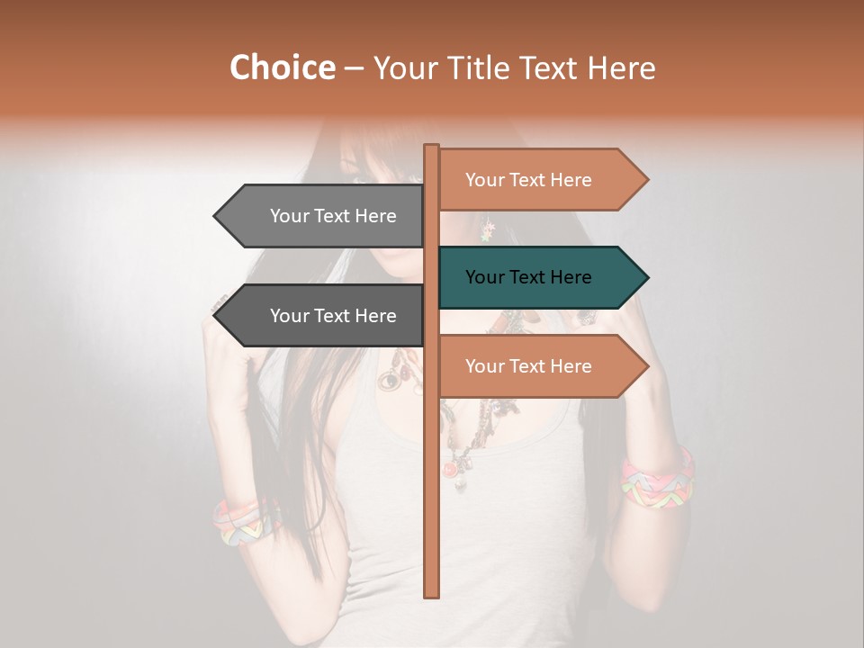 Accessories Face Cute PowerPoint Template