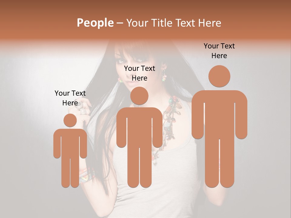 Accessories Face Cute PowerPoint Template